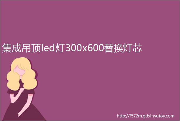 集成吊顶led灯300x600替换灯芯